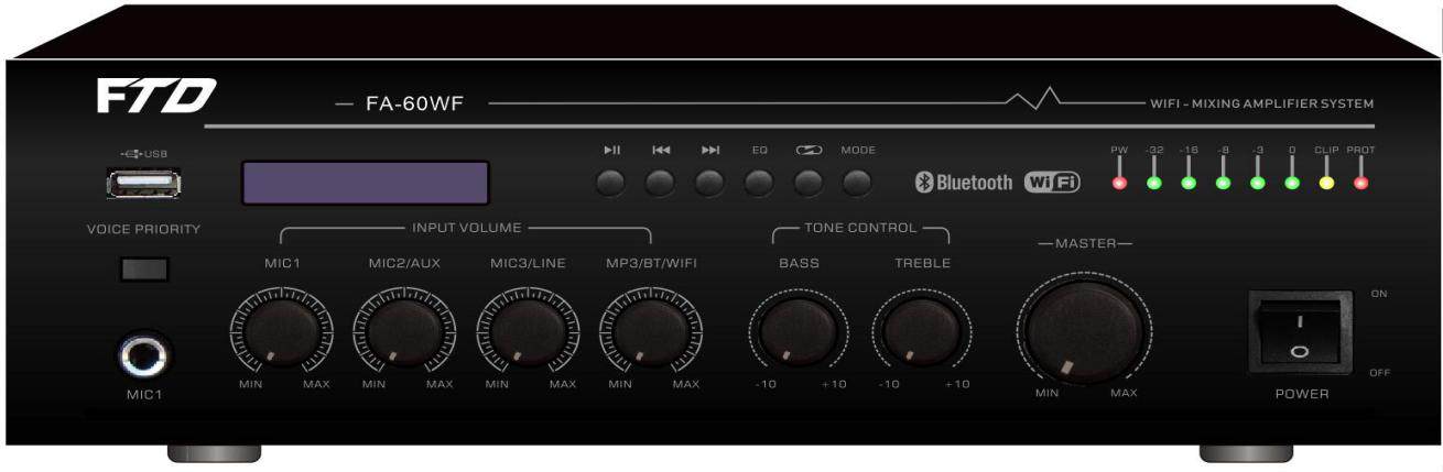 FA-240WF WIFI Mixer Amplifier FA-240WF WIFI Mixer Amplifier